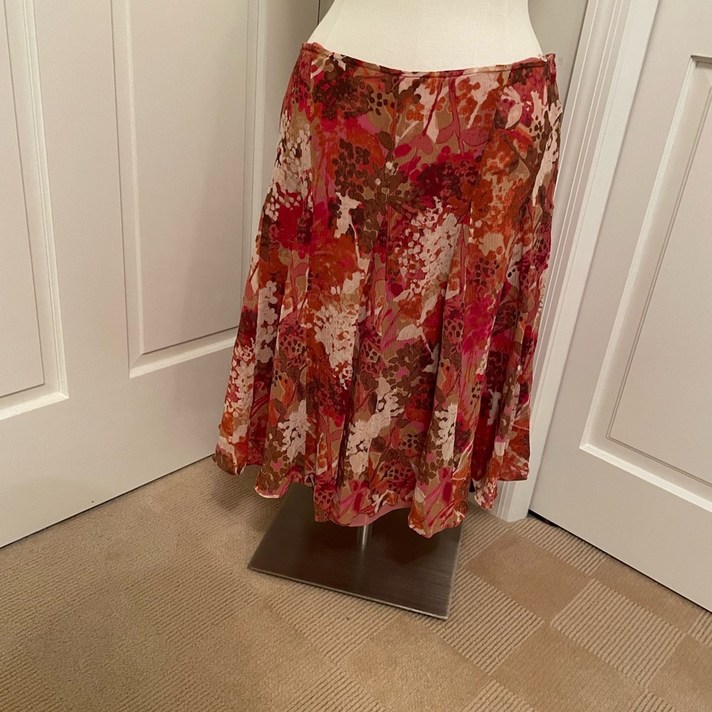 Sigrid Olson Collection, Size 10, Pattered Skirt … - image 1